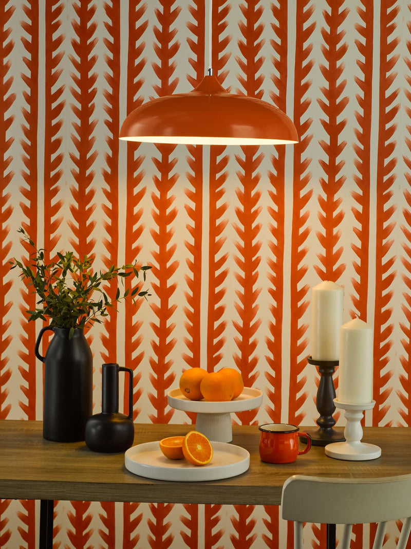 Dar Lighting Kaelan Pendant Orange • KAE0111