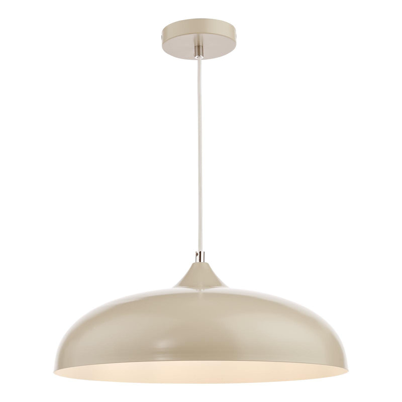 Dar Lighting Kaelan Pendant Taupe • KAE0129
