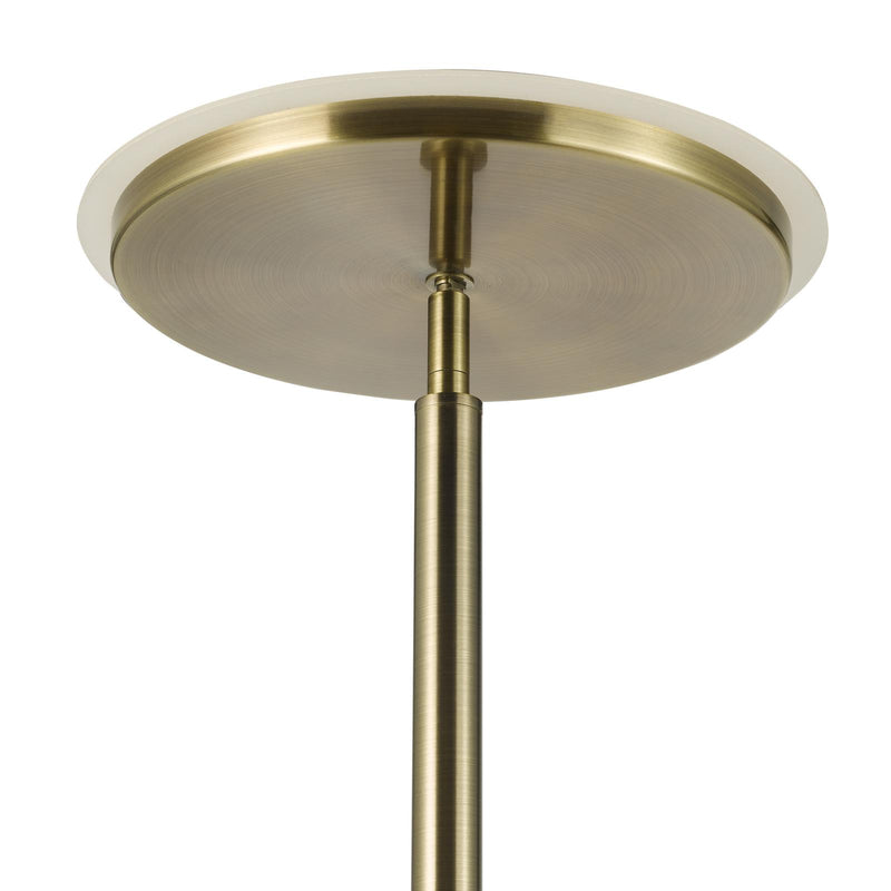 Dar Lighting Kamika Mother & Child Floor Lamp Antique Brass LED • KAM4975