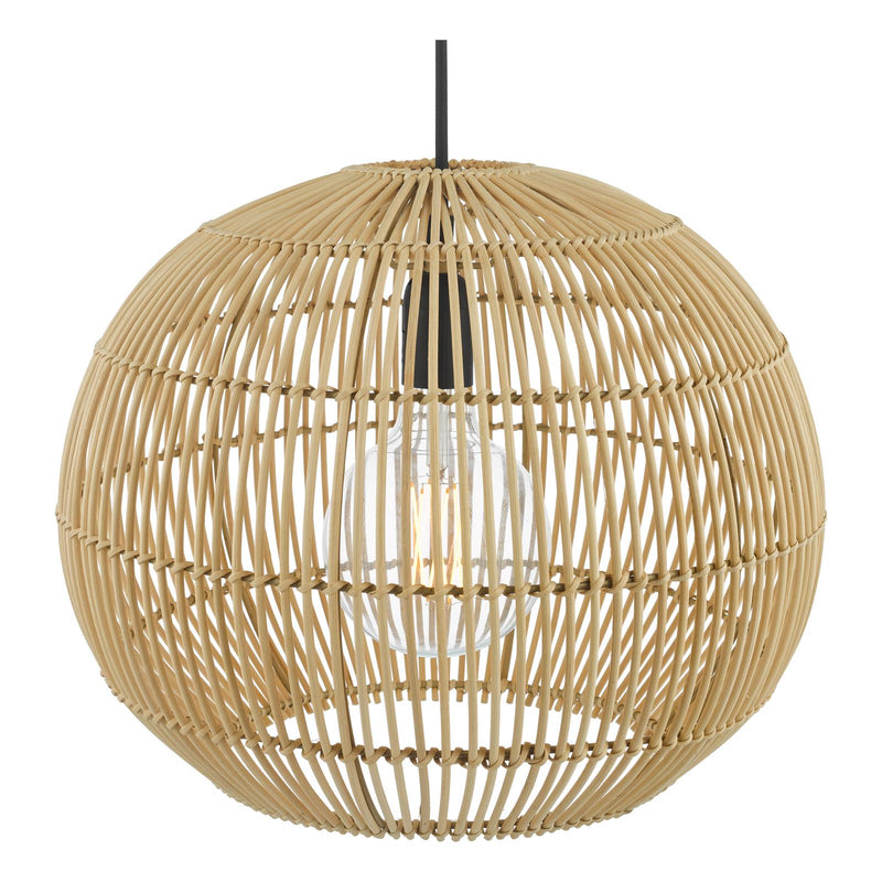 Dar Lighting Kesler Pendant Rattan • KES0129