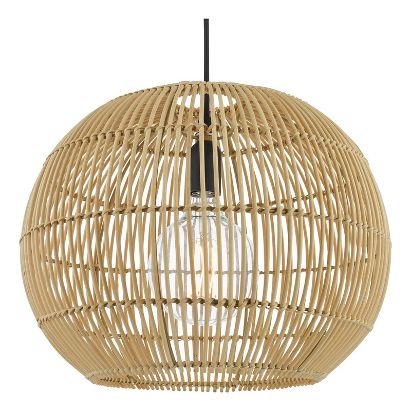 Dar Lighting Kesler Pendant Rattan • KES0129