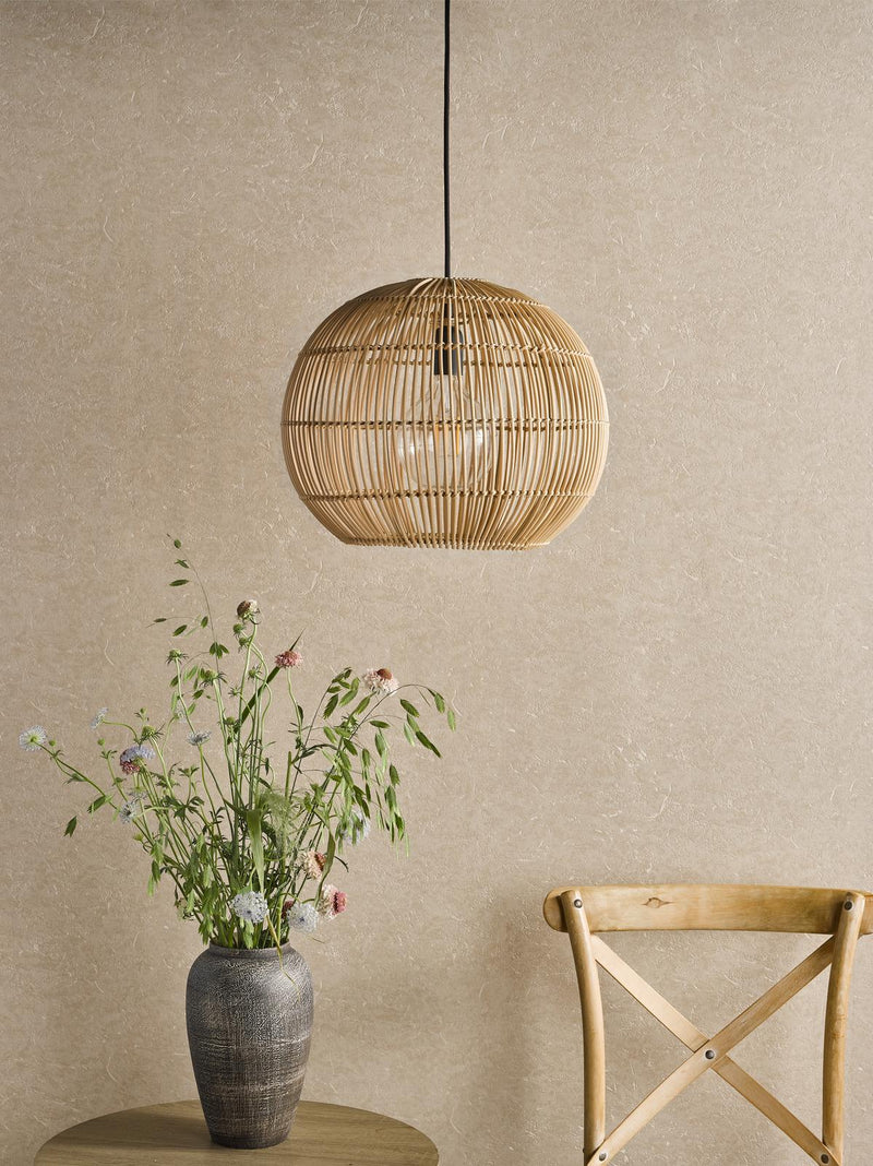 Dar Lighting Kesler Pendant Rattan • KES0129