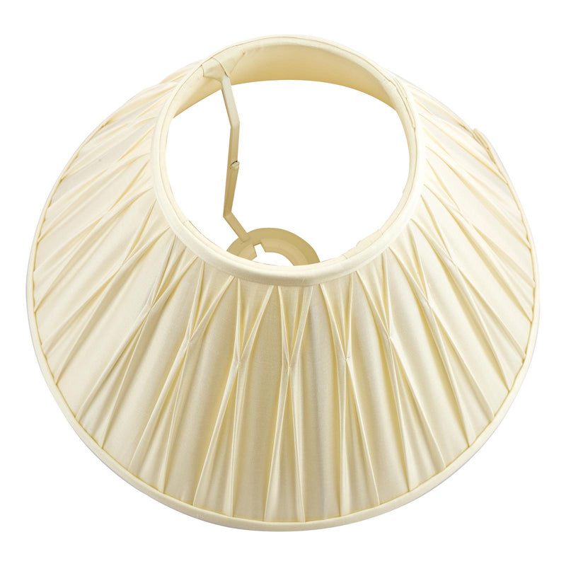 Laura Ashley Fenn Silk Empire Drum Shade Ivory 35cm/14 inch • LA3188870-Q