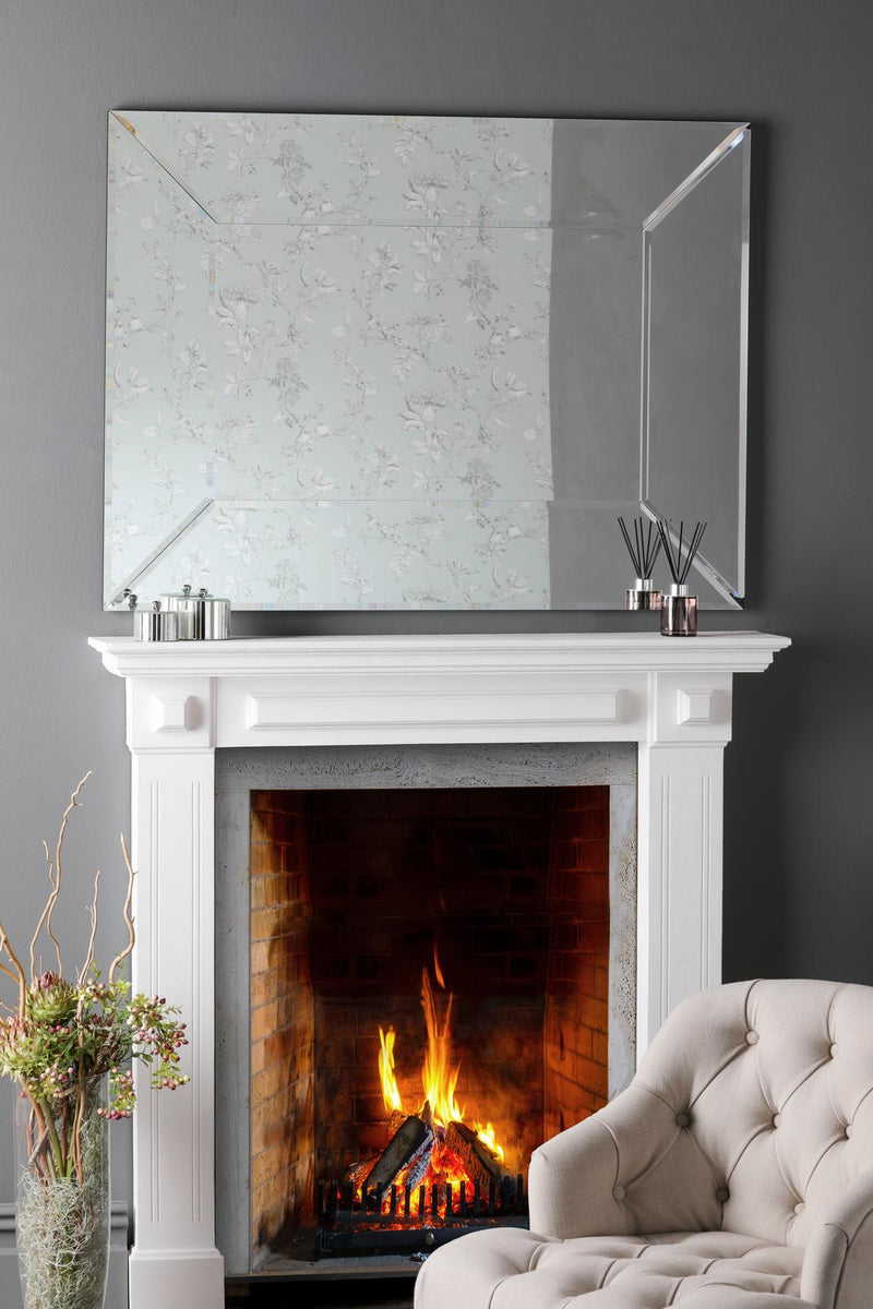 Laura Ashley Gatsby Large Rectangle Mirror 120 x 90cm • LA3264546-Q