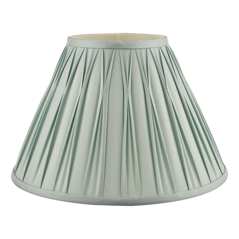 Laura Ashley Fenn Silk Empire Drum Shade Duck Egg 30cm/12 inch • LA3305886-Q
