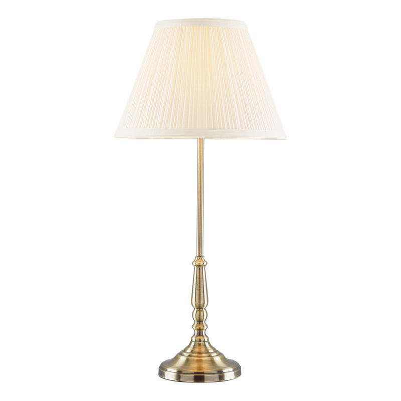 Laura Ashley Elliot Table Lamp Antique Brass With Shade • LA3406958-Q