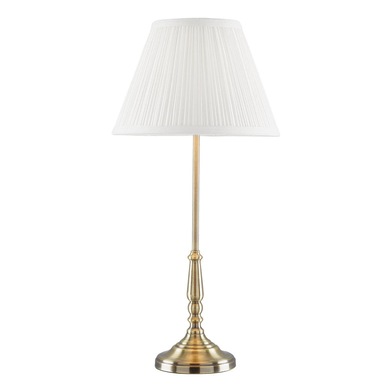 Laura Ashley Elliot Table Lamp Antique Brass With Shade • LA3406958-Q
