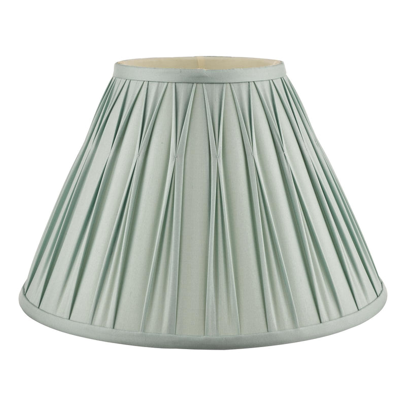 Laura Ashley Fenn Silk Empire Drum Shade Duck Egg 35cm/14 inch • LA3407895-Q
