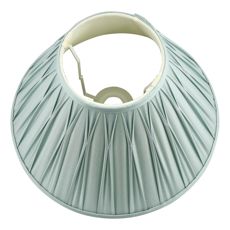 Laura Ashley Fenn Silk Empire Drum Shade Duck Egg 35cm/14 inch • LA3407895-Q