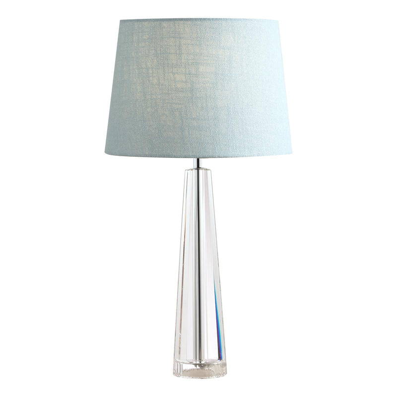 Laura Ashley Blake Medium Table Lamp Crystal Polished Chrome Base Only • LA3452193-Q