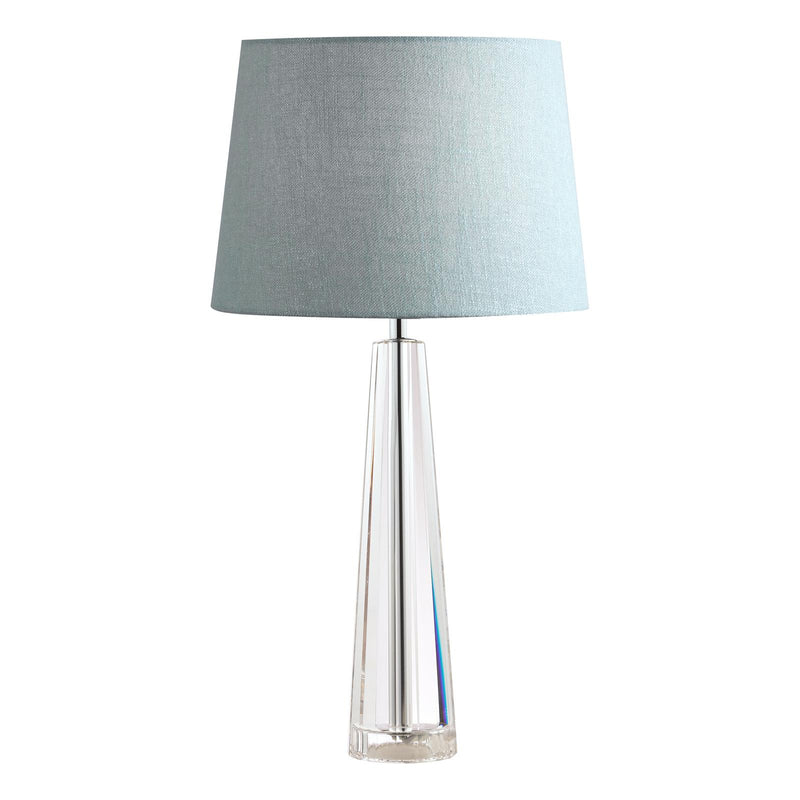 Laura Ashley Blake Medium Table Lamp Crystal Polished Chrome Base Only • LA3452193-Q