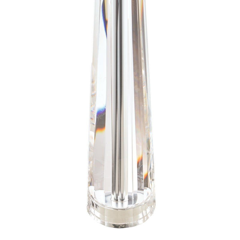 Laura Ashley Blake Medium Table Lamp Crystal Polished Chrome Base Only • LA3452193-Q
