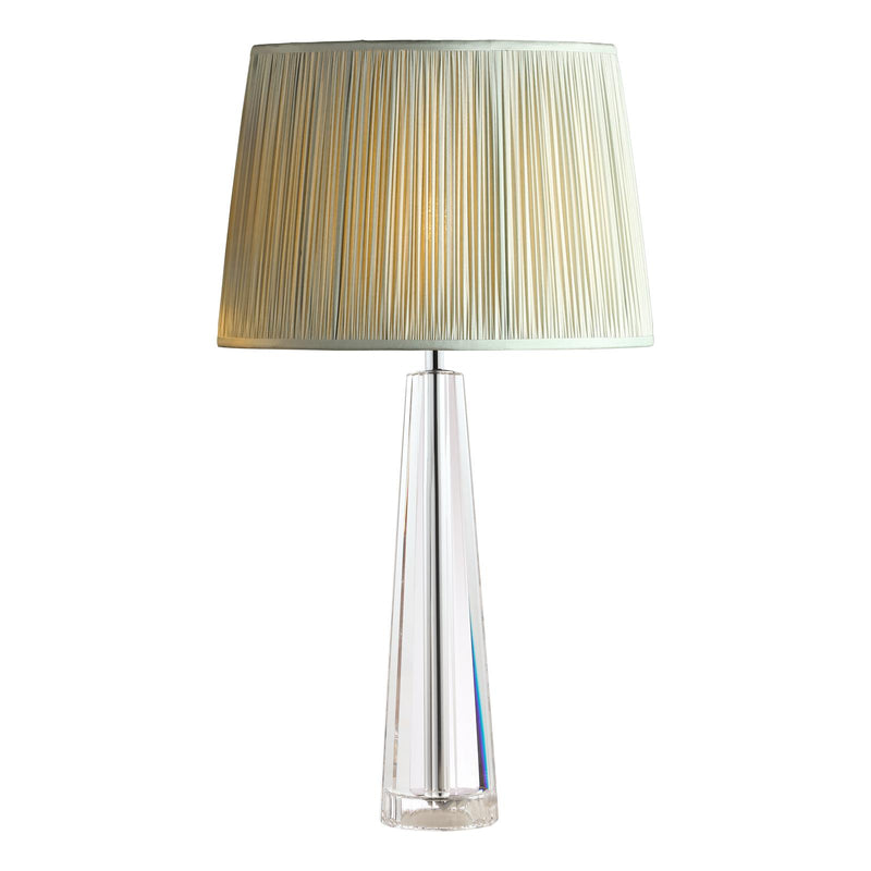 Laura Ashley Blake Medium Table Lamp Crystal Polished Chrome Base Only • LA3452193-Q