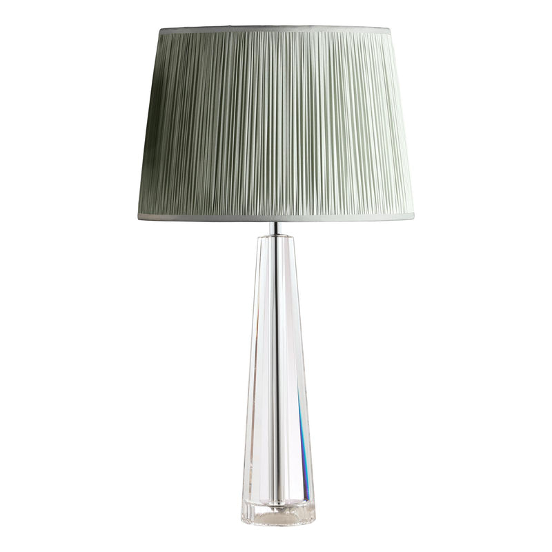 Laura Ashley Blake Medium Table Lamp Crystal Polished Chrome Base Only • LA3452193-Q