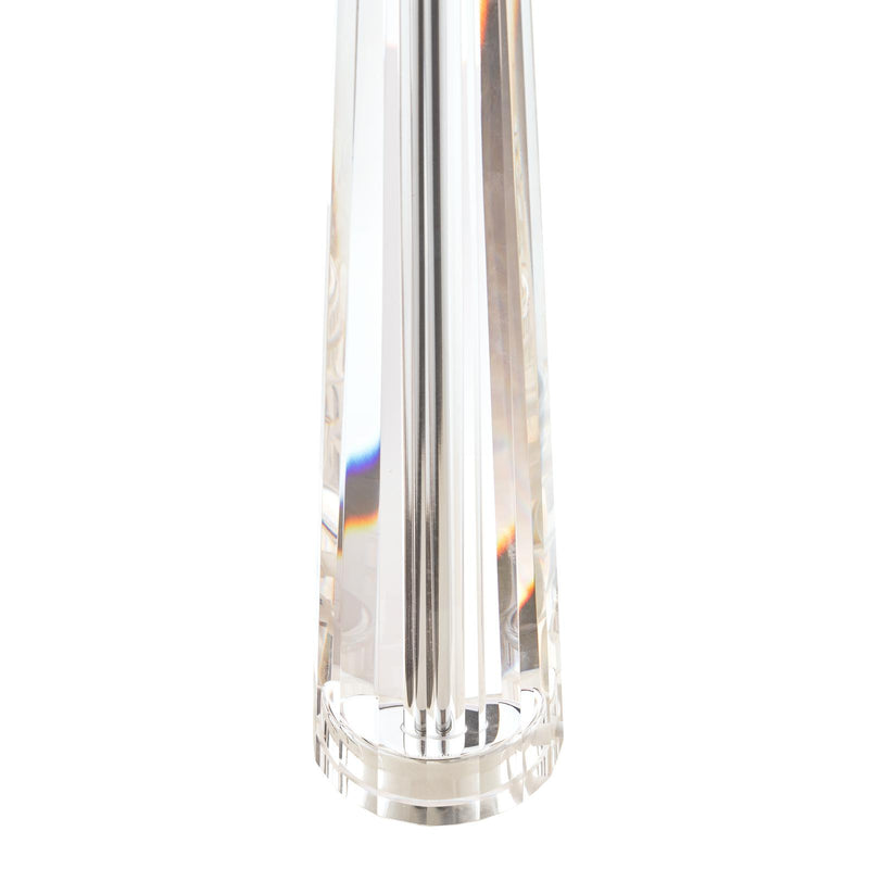 Laura Ashley Blake Large Table Lamp Crystal Polished Chrome Base Only • LA3485109-Q
