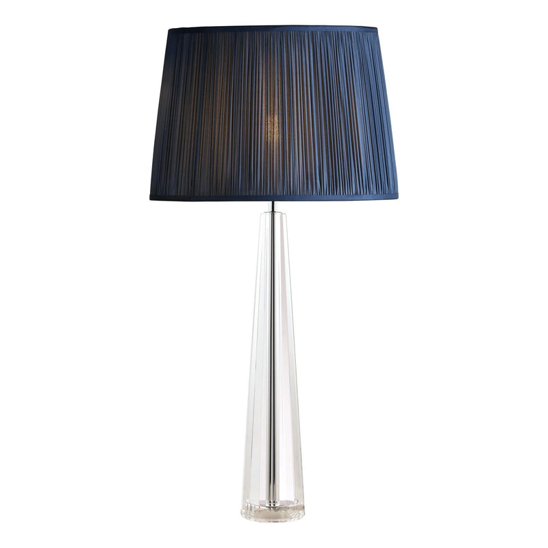 Laura Ashley Blake Large Table Lamp Crystal Polished Chrome Base Only • LA3485109-Q