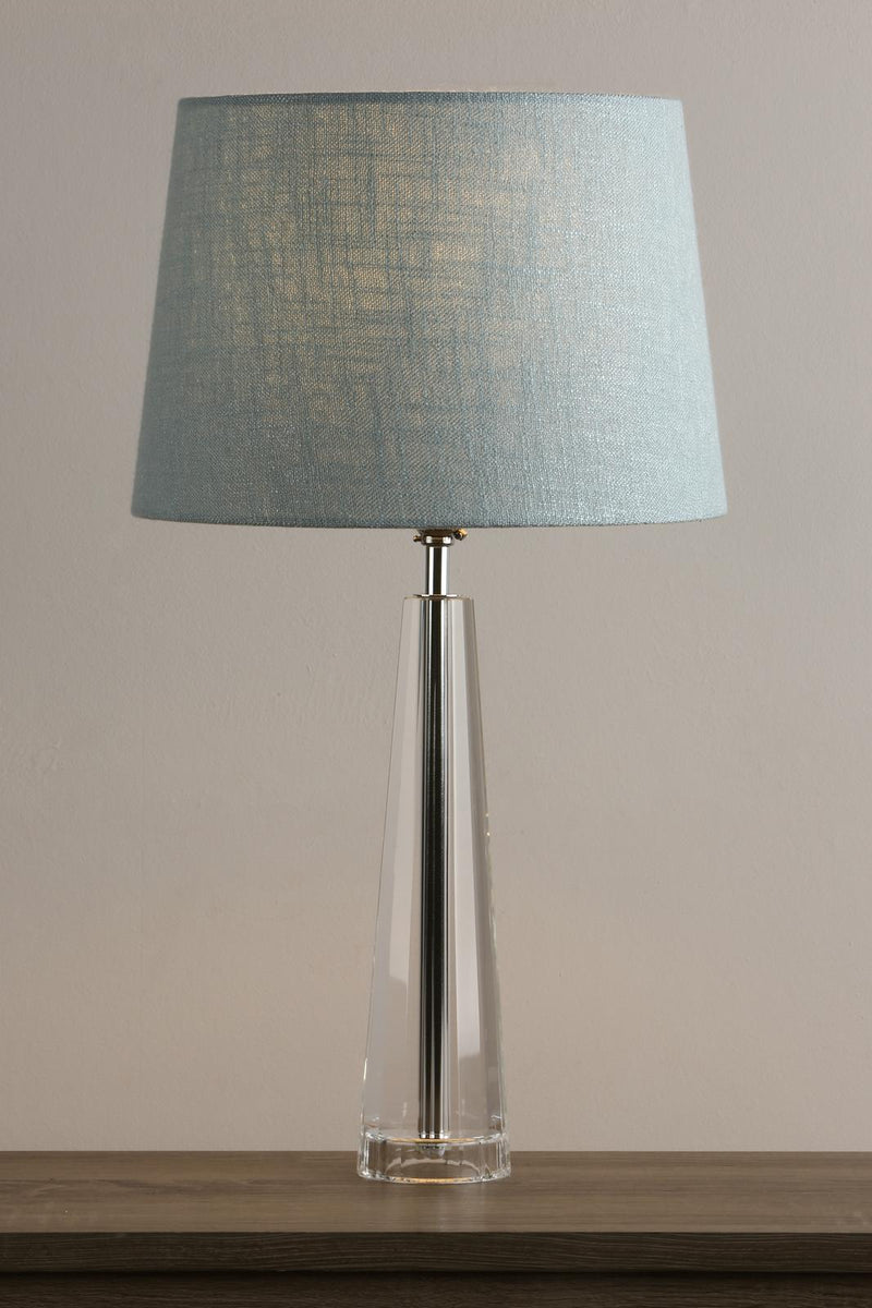 Laura Ashley Blake Large Table Lamp Crystal Polished Chrome Base Only • LA3485109-Q