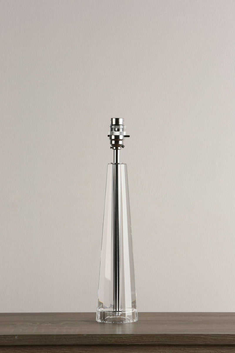 Laura Ashley Blake Large Table Lamp Crystal Polished Chrome Base Only • LA3485109-Q