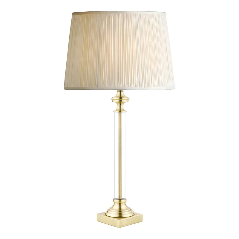 Laura Ashley Winston Table Lamp Antique Brass & Glass Base Only • LA3495491-Q