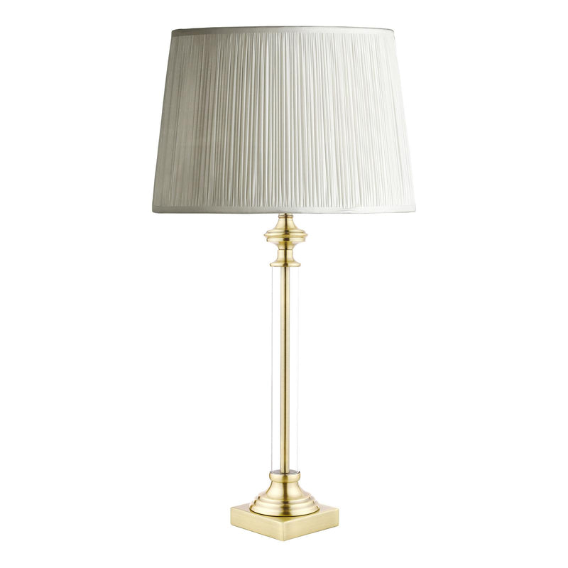 Laura Ashley Winston Table Lamp Antique Brass & Glass Base Only • LA3495491-Q