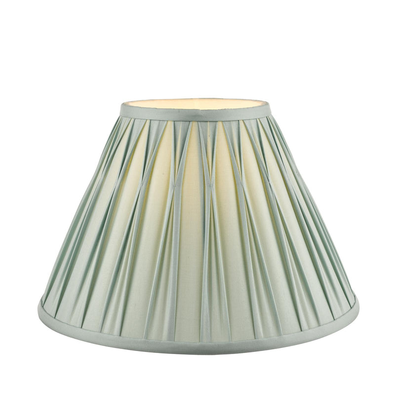 Laura Ashley Fenn Silk Empire Drum Shade Duck Egg 40cm/16 inch • LA3549667-Q