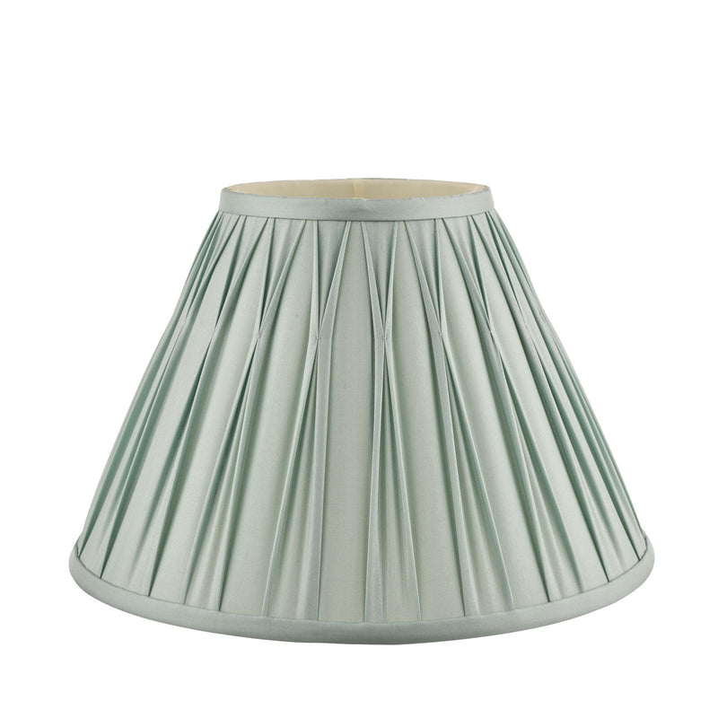 Laura Ashley Fenn Silk Empire Drum Shade Duck Egg 40cm/16 inch • LA3549667-Q