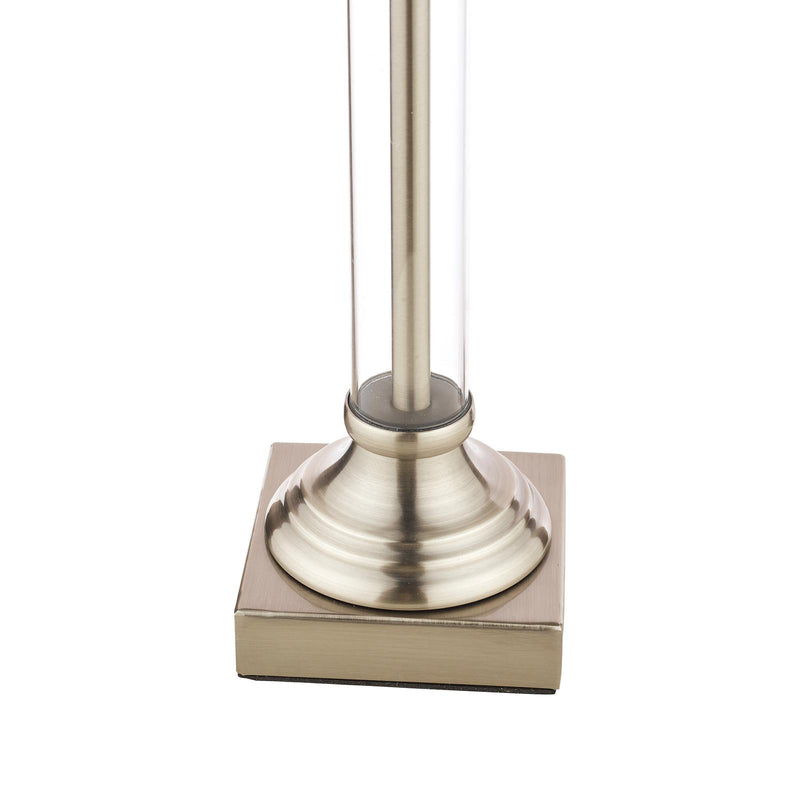 Laura Ashley Winston Table Lamp Antique Chrome & Glass Base Only • LA3552771-Q