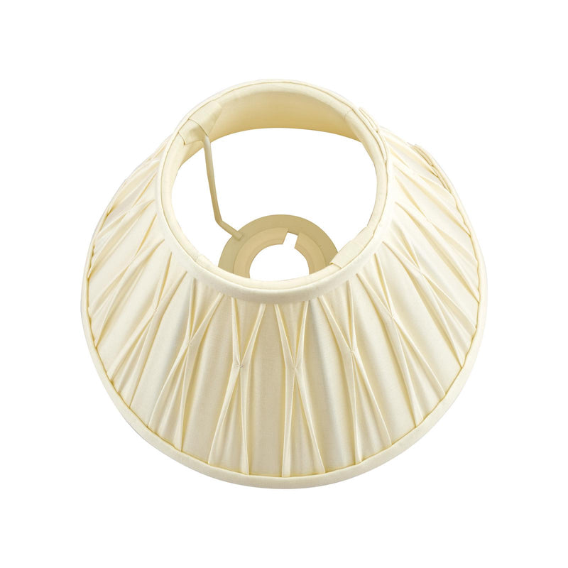 Laura Ashley Fenn Silk Empire Drum Shade Ivory 20cm/8 inch • LA3587342-Q