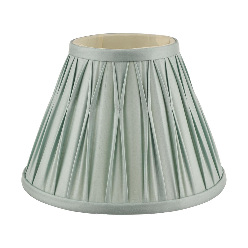 Laura Ashley Fenn Silk Empire Drum Shade Duck Egg 20cm/8 inch • LA3619642-Q