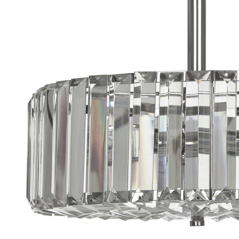 Laura Ashley Fernhurst 3 Light Semi-Flush Crystal and Polished Chrome • LA3621343-Q