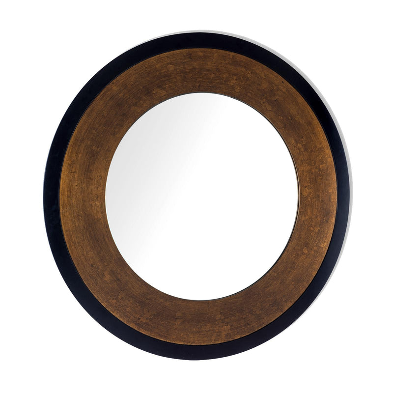 Laura Ashley Cara Large Round Mottled Bronze Mirror 110cm • LA3624477-Q