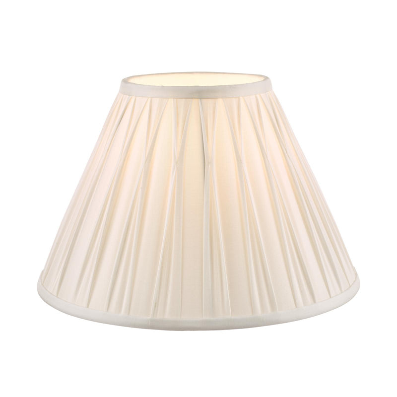 Laura Ashley Fenn Silk Empire Drum Shade White 40cm/16 inch • LA3677465-Q