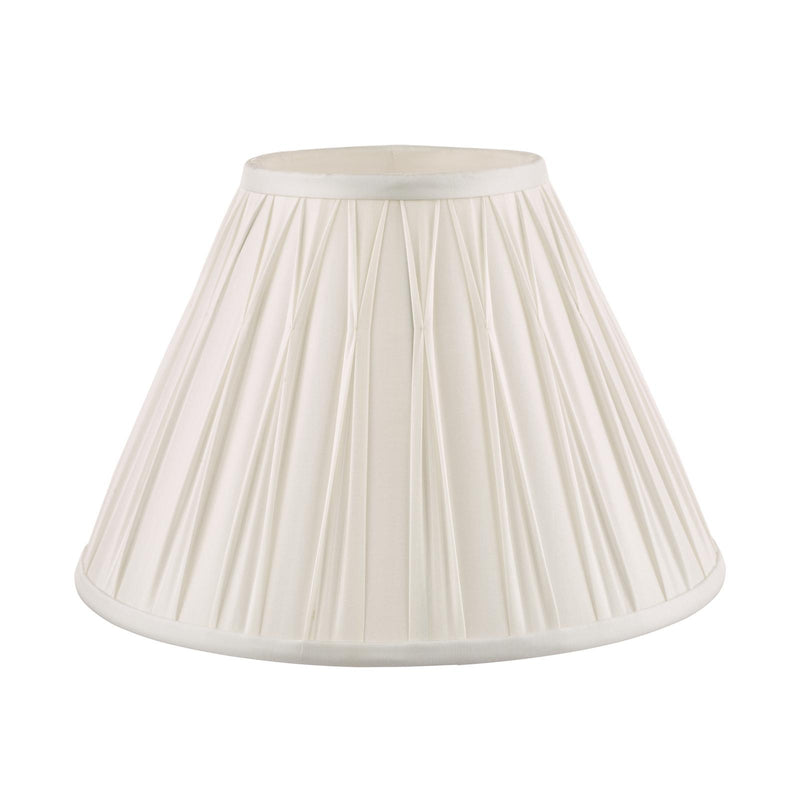 Laura Ashley Fenn Silk Empire Drum Shade White 40cm/16 inch • LA3677465-Q