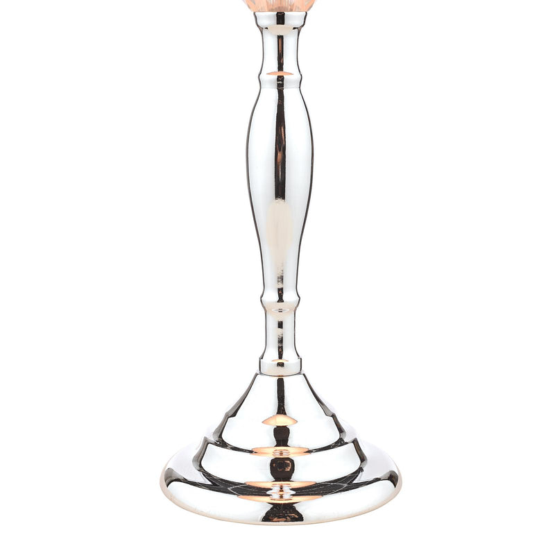 Laura Ashley Ellis Table Lamp Polished Chrome and Crystal With Shade • LA3724959-Q