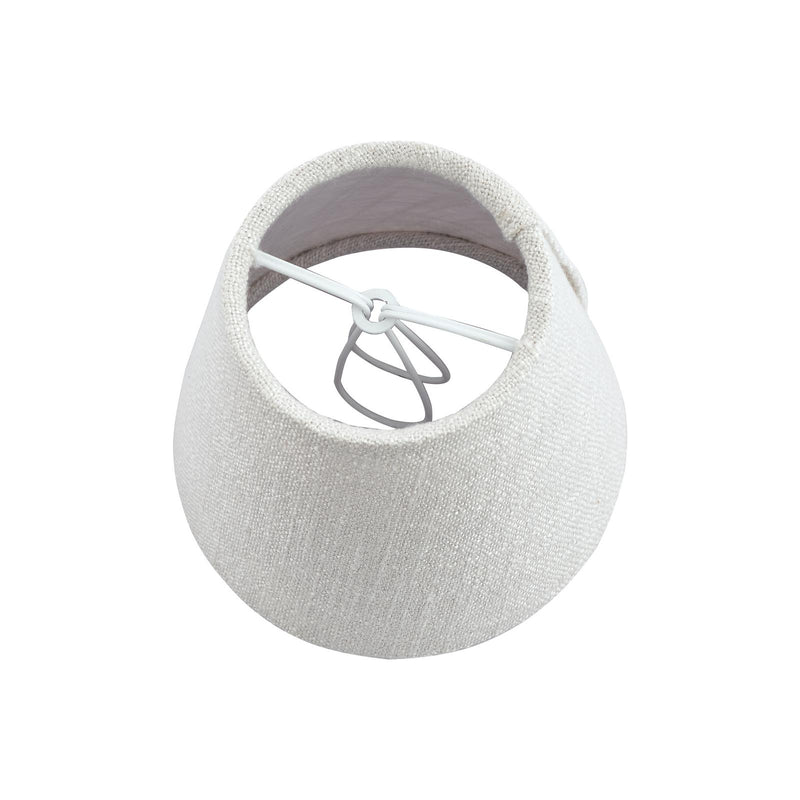 Laura Ashley Bacall Linen Empire Drum Shade Silver 12.5cm/5 inch • LA3730043-Q