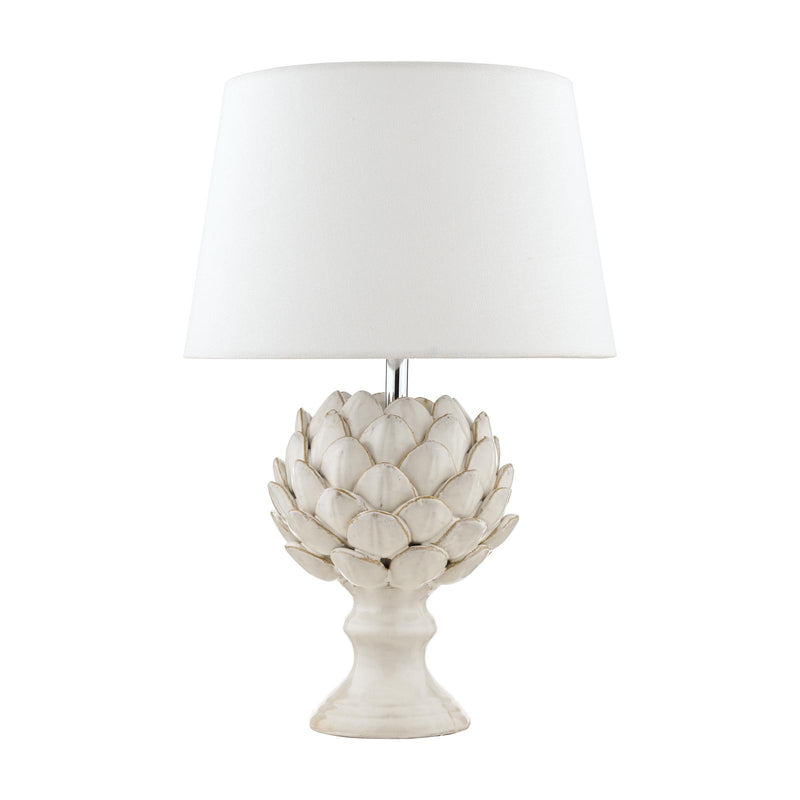 Laura Ashley Artichoke Ceramic Table Lamp With Shade • LA3734605-Q
