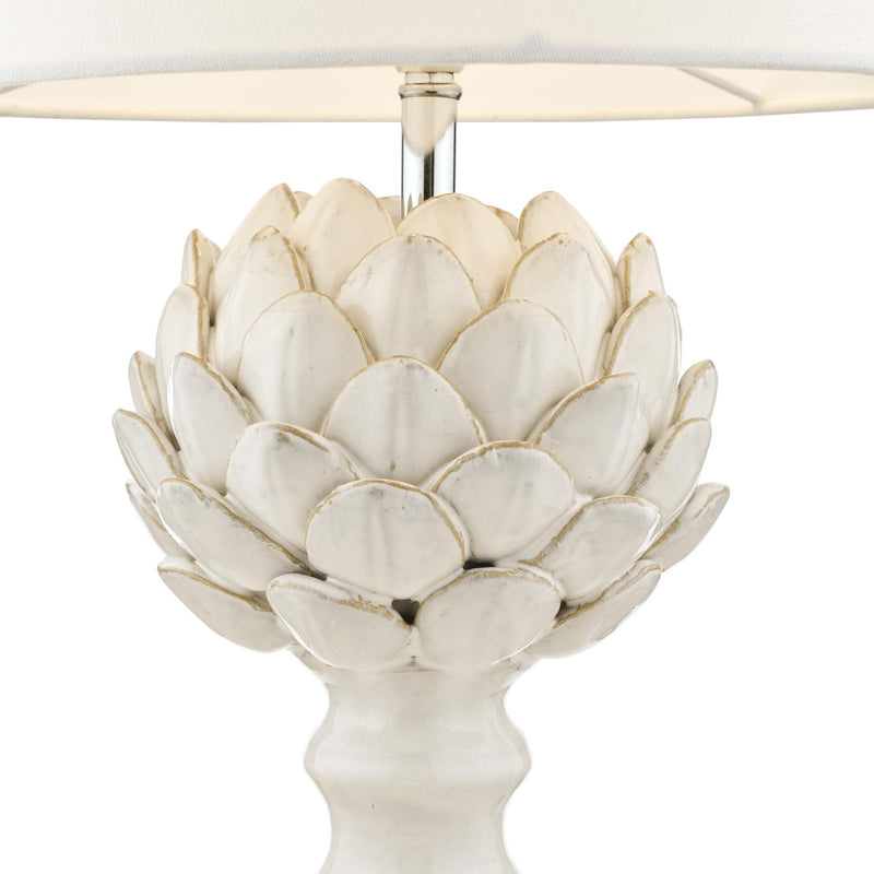 Laura Ashley Artichoke Ceramic Table Lamp With Shade • LA3734605-Q