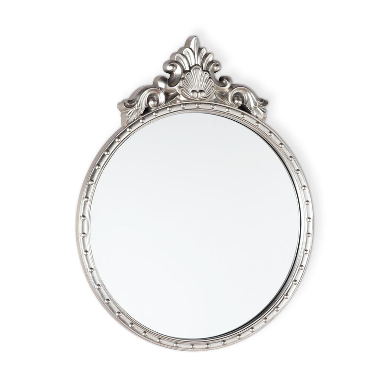 Laura Ashley Overton Ornate Round Mirror Champagne Frame Gold 73 x 58cm • LA3735684-Q