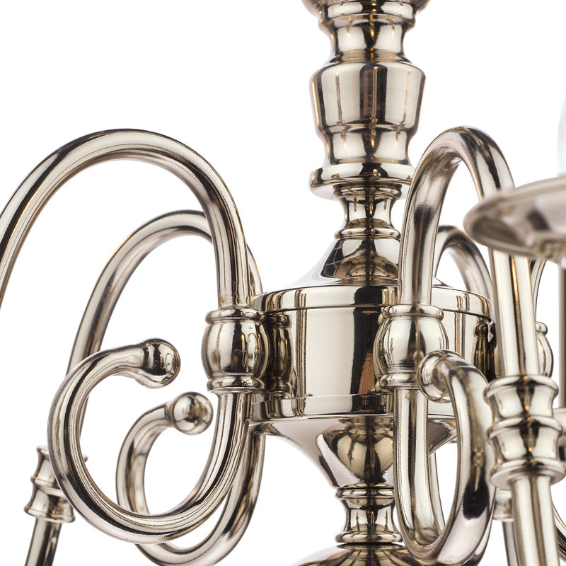 Laura Ashley Winchester 5lt Pendant Polished Nickel • LA3743657-Q