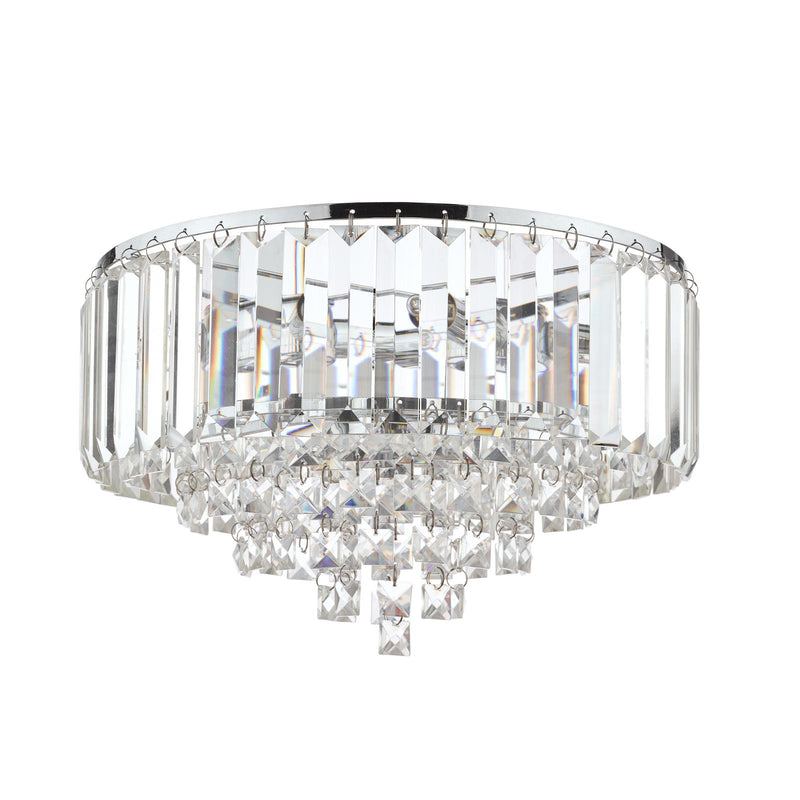 Laura Ashley Vienna 3lt Flush Crystal Polished Chrome  • LA3756045-Q