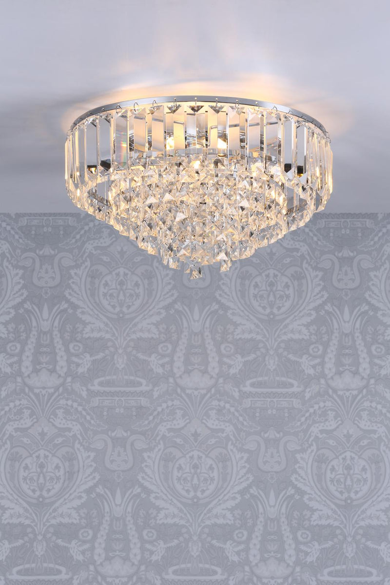 Laura Ashley Vienna 3lt Flush Crystal Polished Chrome  • LA3756045-Q