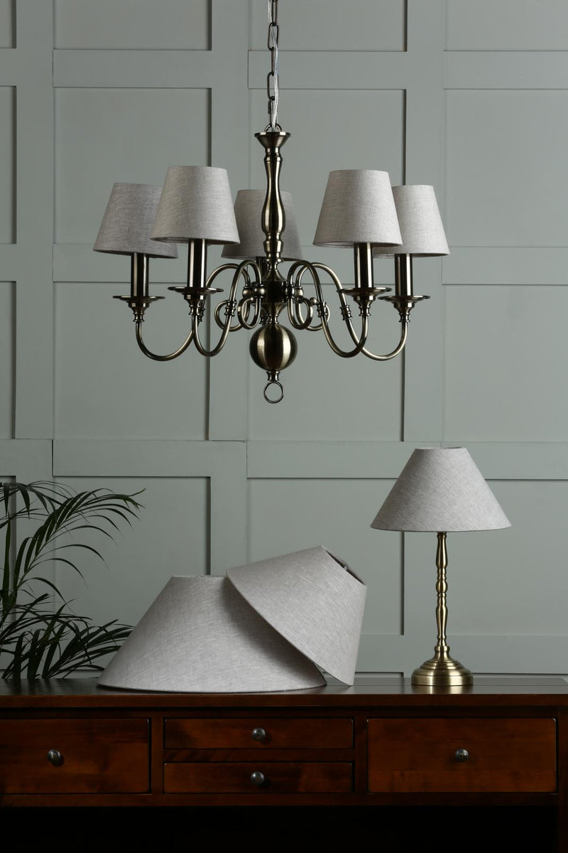 Laura Ashley Bray Shade Natural Linen 14cm/5 inch • LA3756081-Q