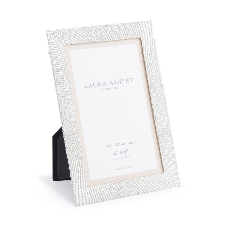 Laura Ashley Sealand Photo Frame Silver Plated 4" x 6" • LA3756170-Q