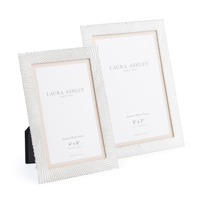 Laura Ashley Sealand Photo Frame Silver Plated 4" x 6" • LA3756170-Q