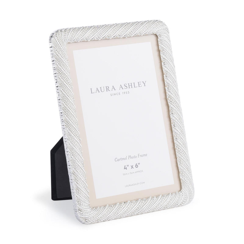 Laura Ashley Cartmel Photo Frame Silver Plated 4" x 6" • LA3756174-Q