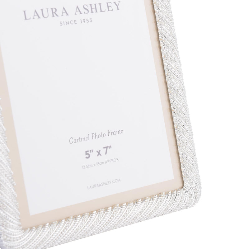 Laura Ashley Cartmel Photo Frame Silver Plated 5" x 7" • LA3756175-Q