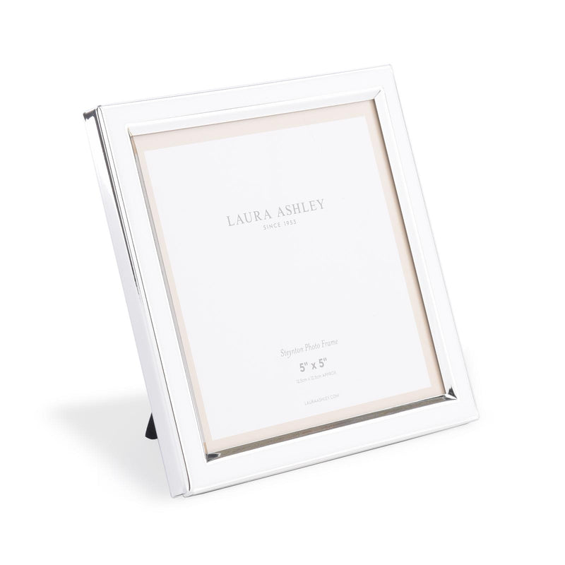 Laura Ashley Steynton Photo Frame Silver Plated 5" x 5" • LA3756179-Q