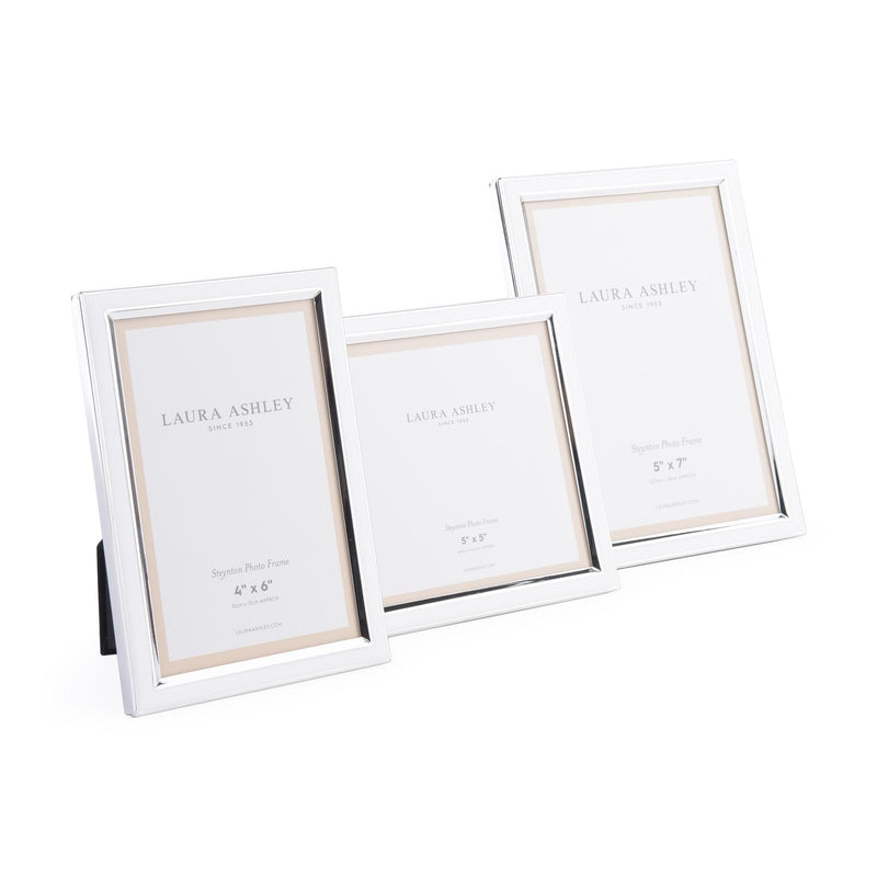 Laura Ashley Steynton Photo Frame Silver Plated 5" x 5" • LA3756179-Q