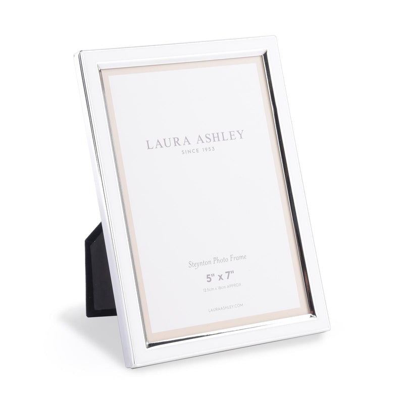 Laura Ashley Steynton Photo Frame Silver Plated 5" x 7" • LA3756180-Q