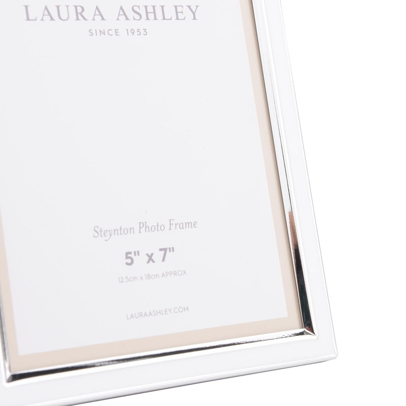 Laura Ashley Steynton Photo Frame Silver Plated 5" x 7" • LA3756180-Q